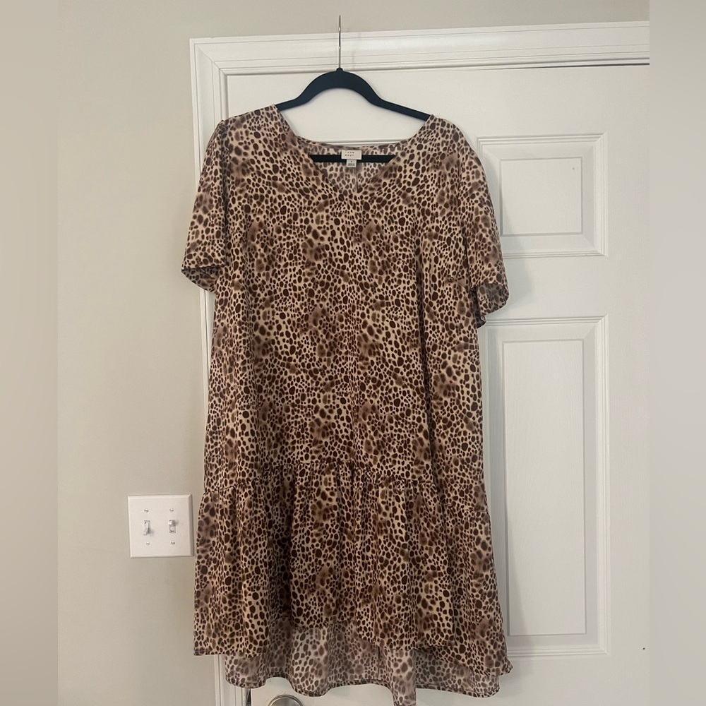 A New Day cheetah print dress